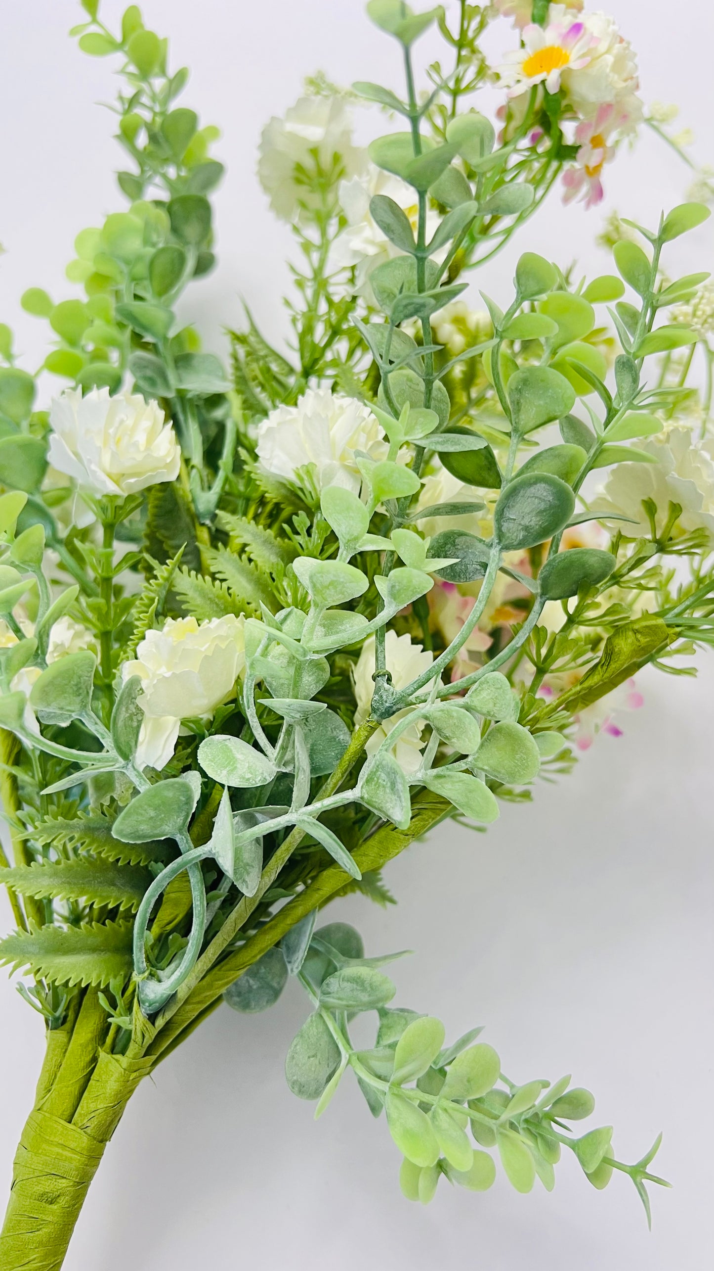 Mixed Wildflower Bush-Cream