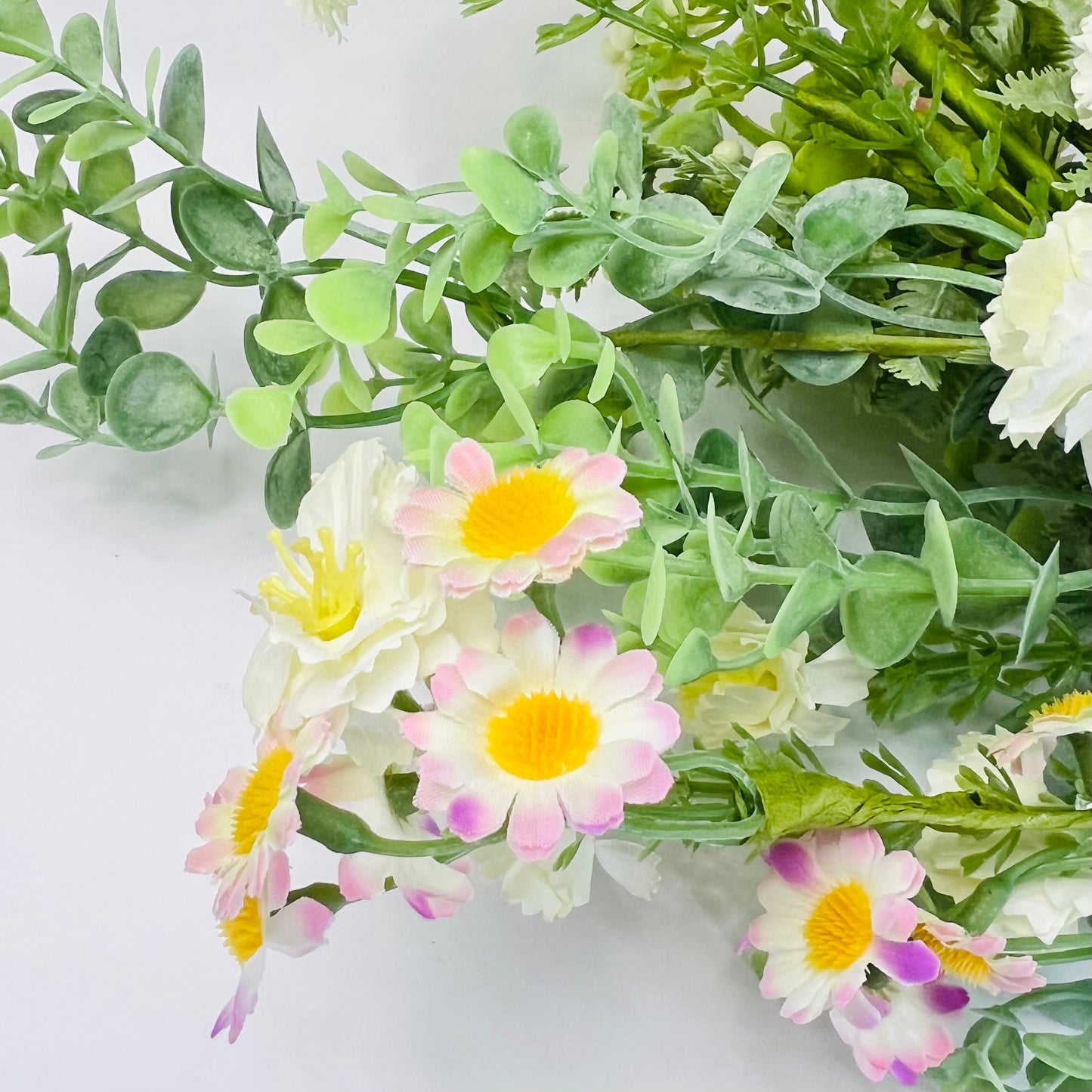 Mixed Wildflower Bush-Cream