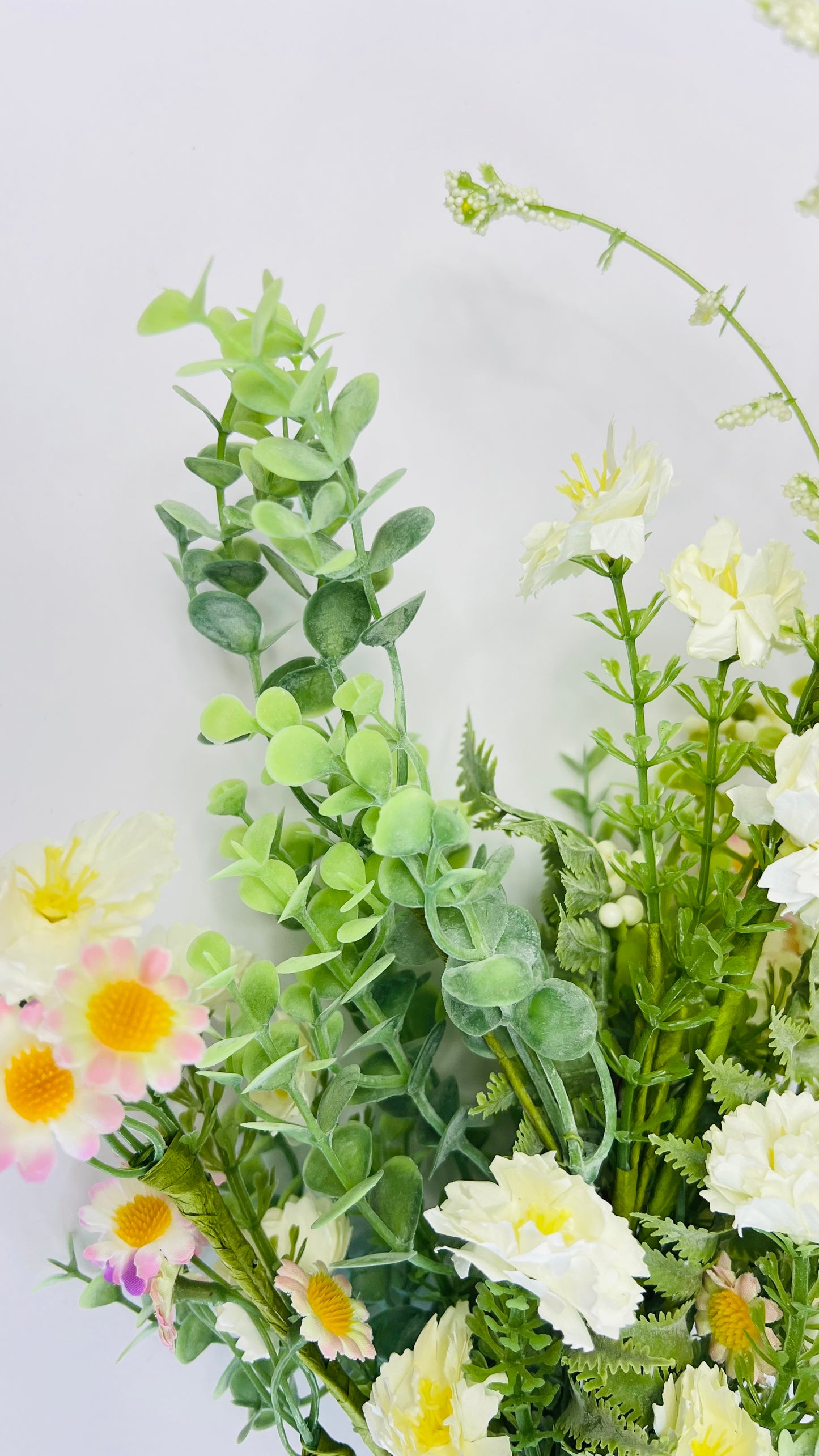 Mixed Wildflower Bush-Cream