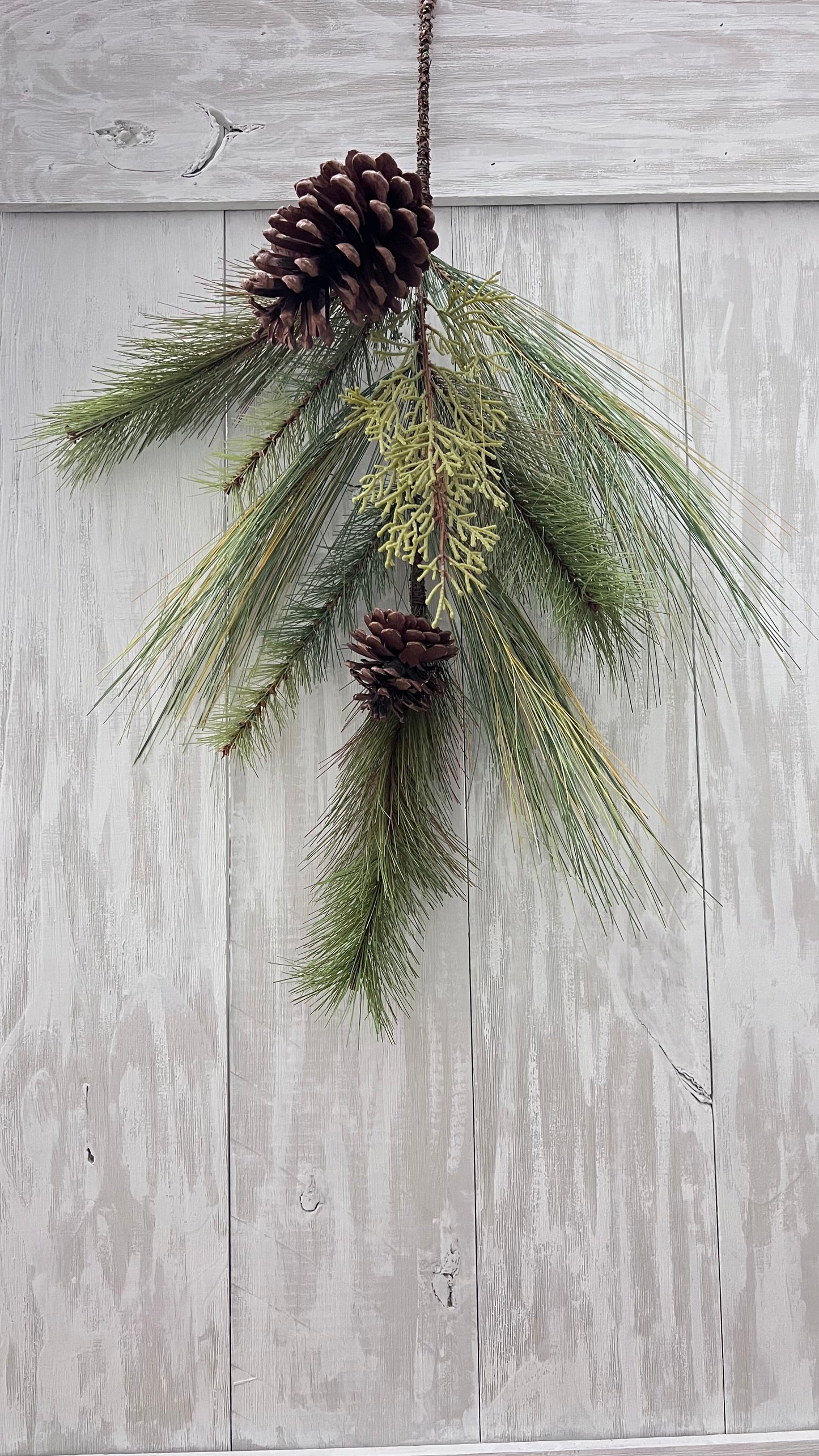 Long Needle Mixed Pine Spray- 30"